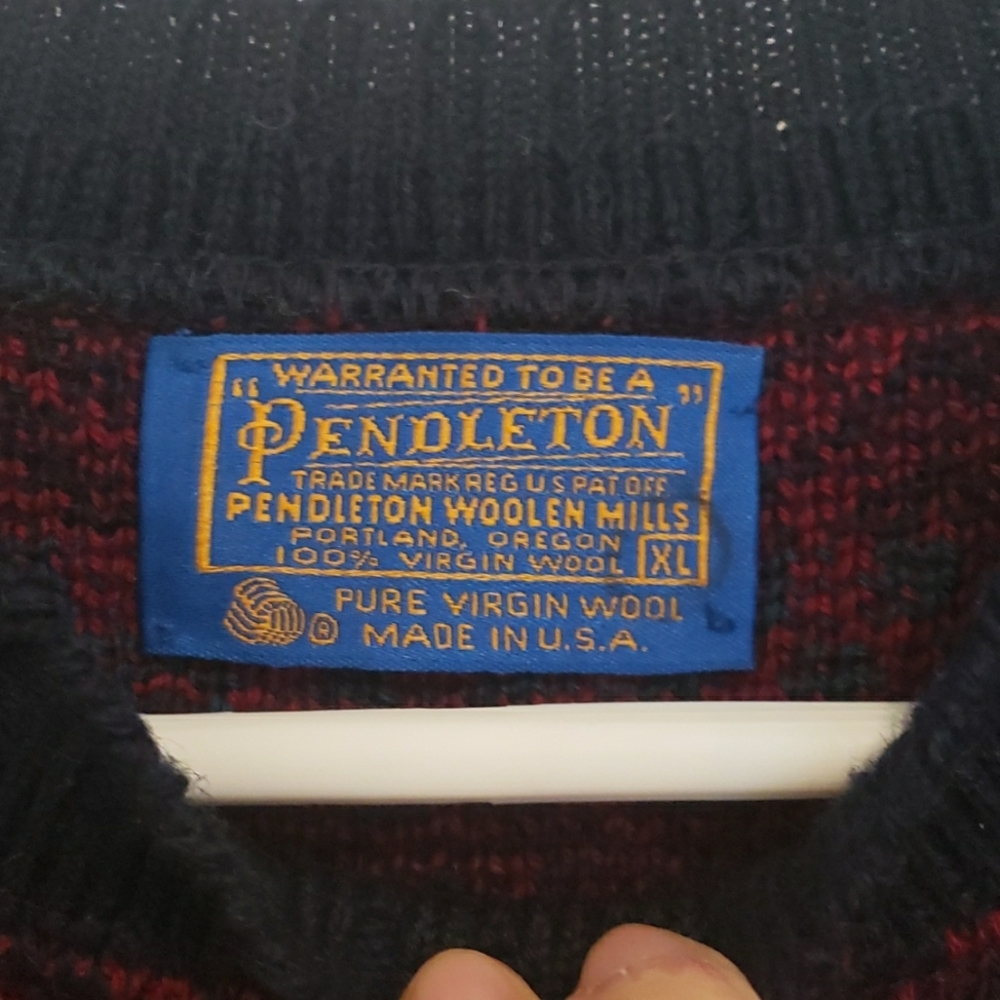 Pendleton Crewneck Wool Sweater - image 5